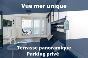 Vue mer imprenable - Grande plage à pied - Parking